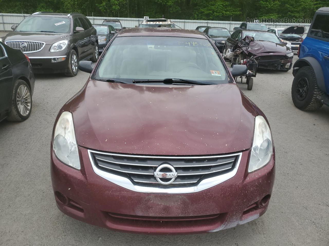 2011 Nissan Altima Base Темно-бордовый vin: 1N4AL2AP8BN452745