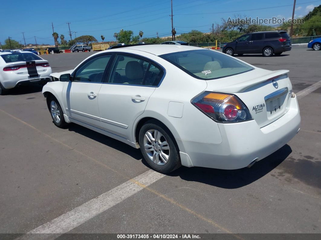 2011 Nissan Altima 2.5 S White vin: 1N4AL2AP9BN492557