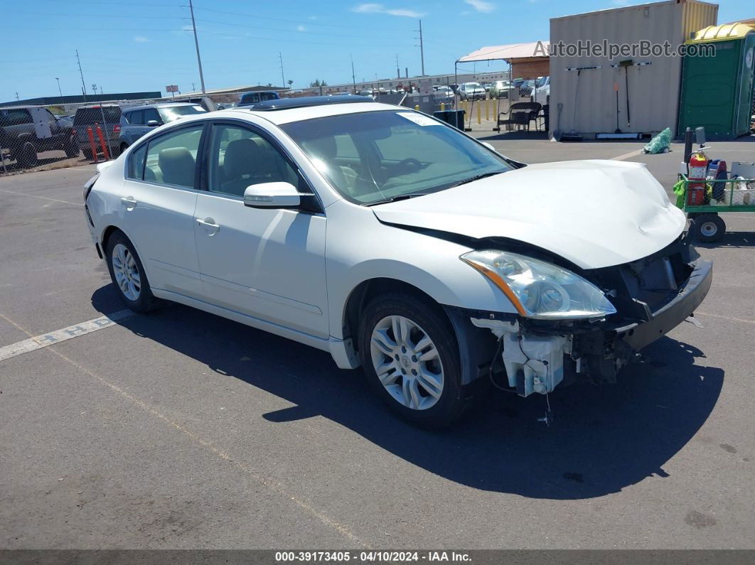 2011 Nissan Altima 2.5 S White vin: 1N4AL2AP9BN492557