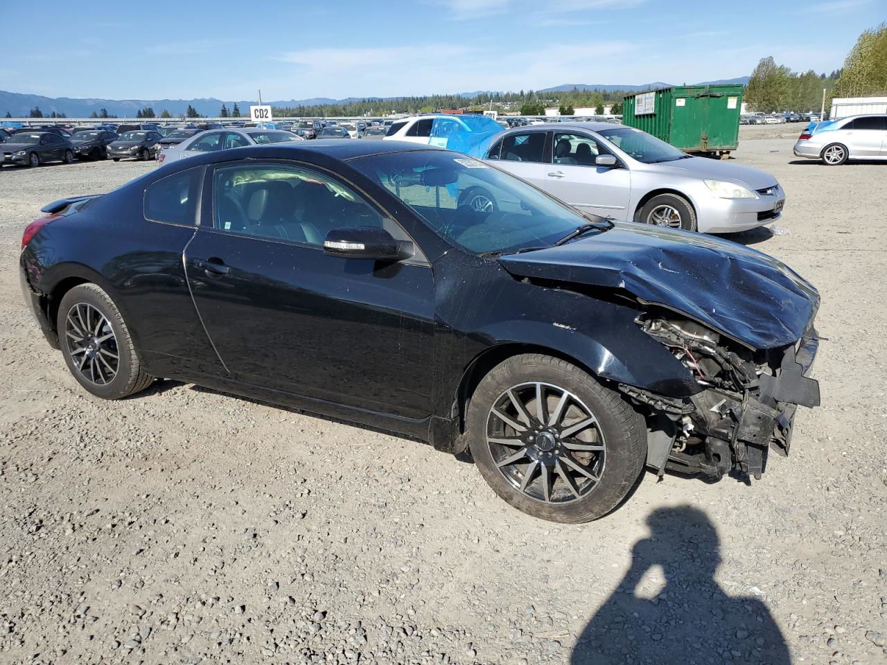 2011 Nissan Altima S Black vin: 1N4AL2EP8BC132251