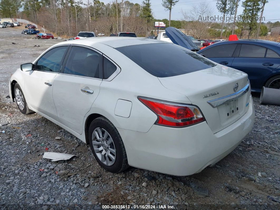 2014 Nissan Altima 2.5 S White vin: 1N4AL3AP0EC117355