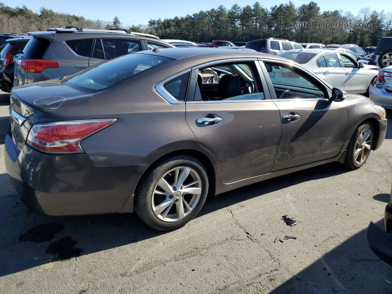 2014 Nissan Altima 2.5 Brown vin: 1N4AL3AP0EC131286