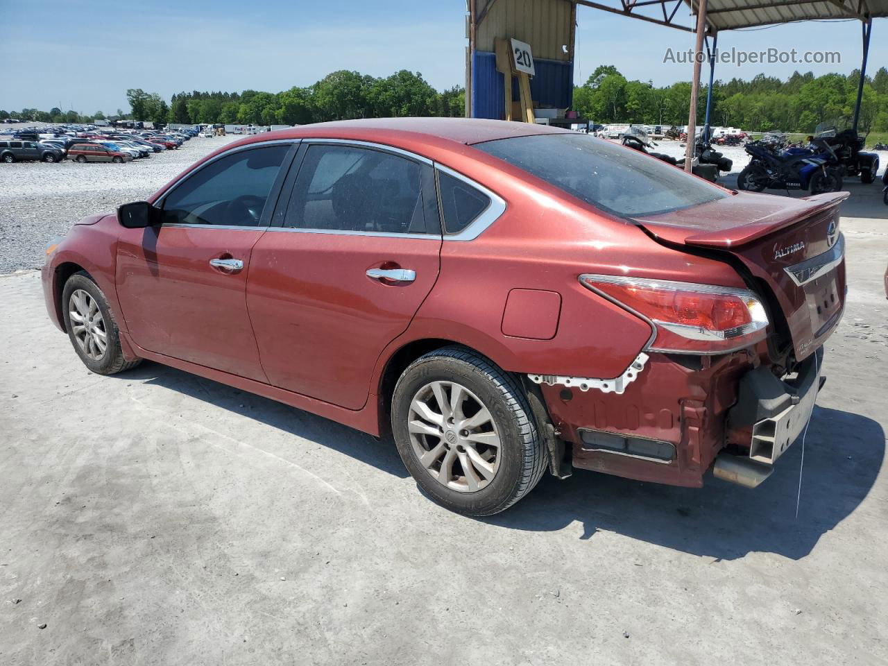 2014 Nissan Altima 2.5 Burgundy vin: 1N4AL3AP0EC139131