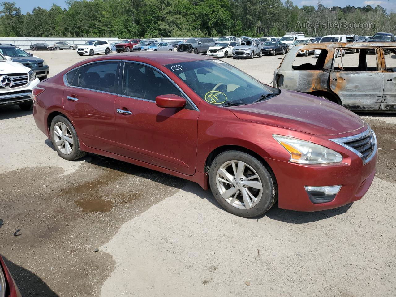 2014 Nissan Altima 2.5 Burgundy vin: 1N4AL3AP0EC177975