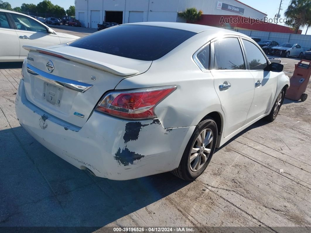 2014 Nissan Altima 2.5 S White vin: 1N4AL3AP0EC189821