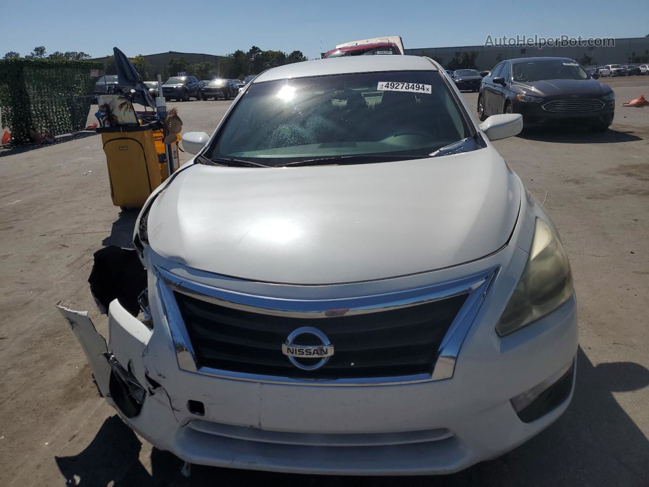 2014 Nissan Altima 2.5 White vin: 1N4AL3AP0EC192962