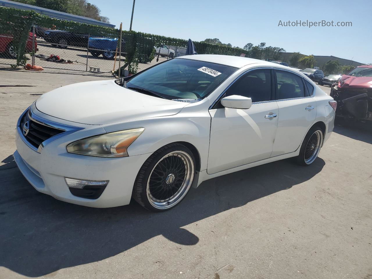 2014 Nissan Altima 2.5 White vin: 1N4AL3AP0EC192962