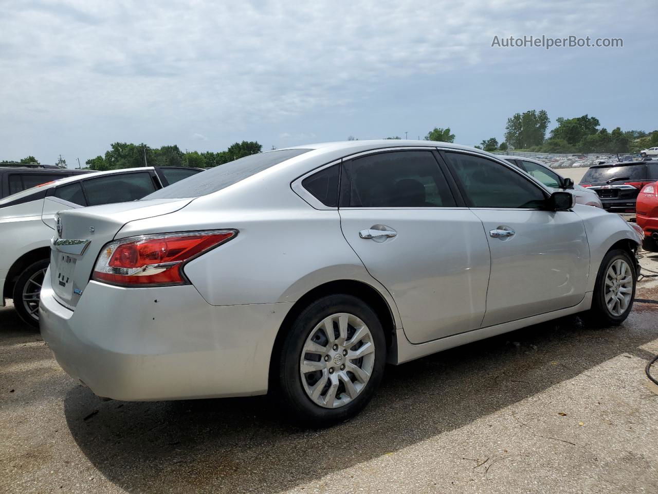 2014 Nissan Altima 2.5 Silver vin: 1N4AL3AP0EC195635