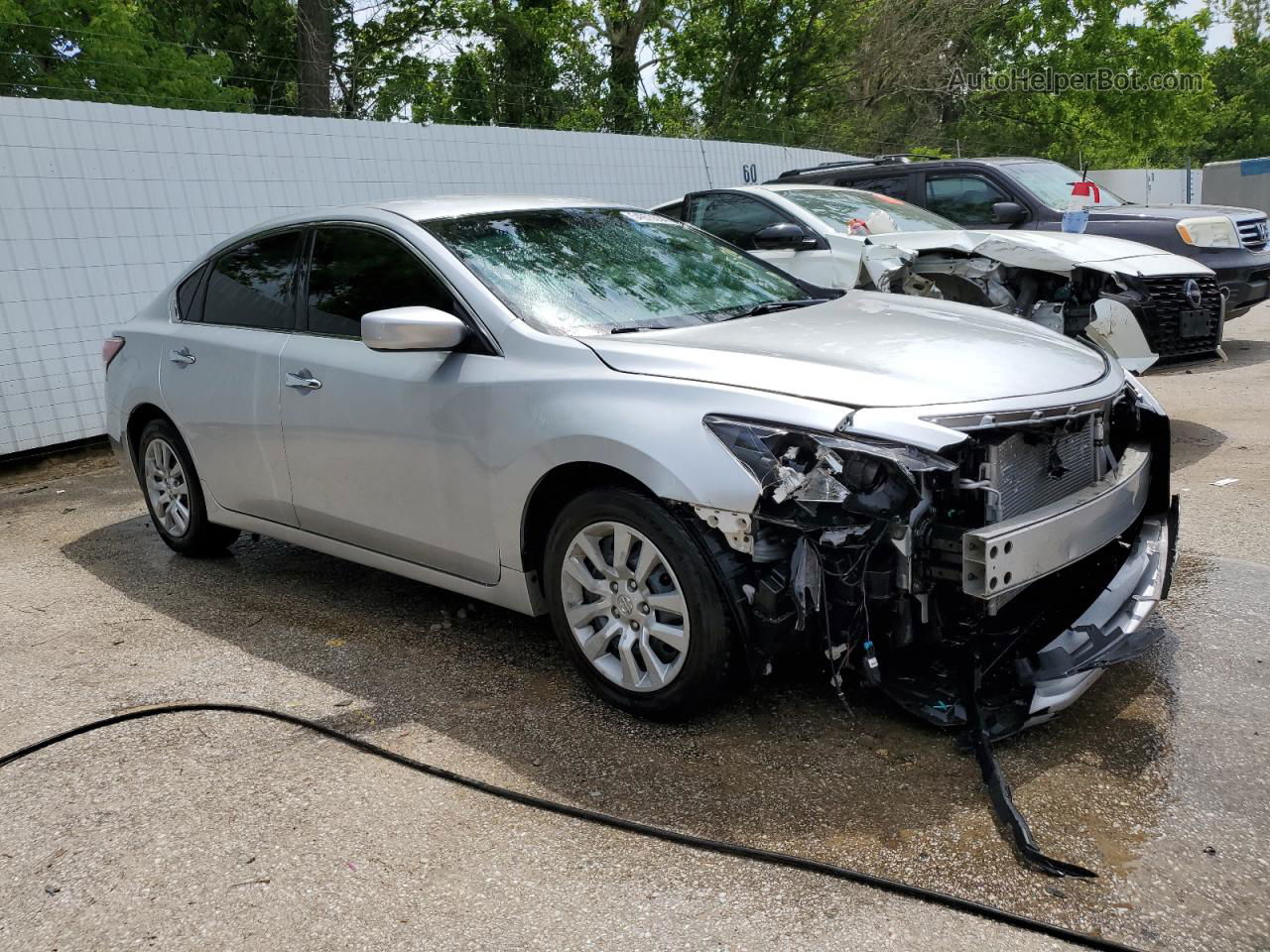 2014 Nissan Altima 2.5 Silver vin: 1N4AL3AP0EC195635