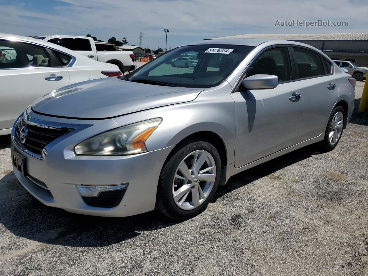 2014 Nissan Altima 2.5 Серебряный vin: 1N4AL3AP0EC264677