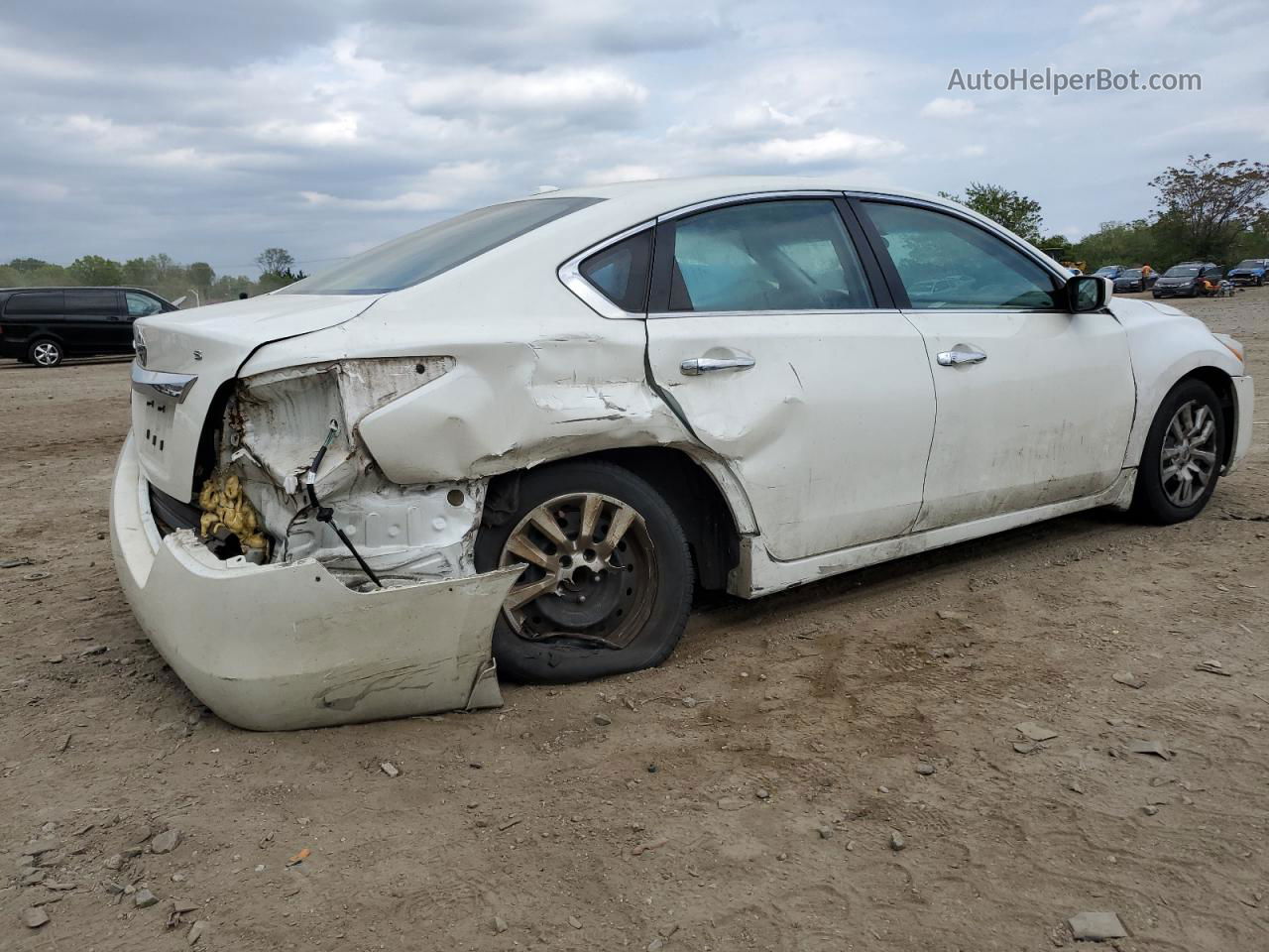 2014 Nissan Altima 2.5 White vin: 1N4AL3AP0EC265442