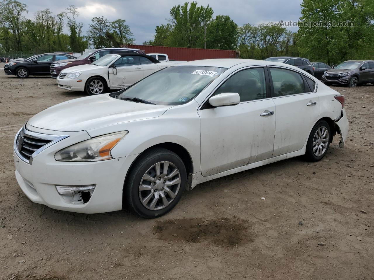 2014 Nissan Altima 2.5 White vin: 1N4AL3AP0EC265442