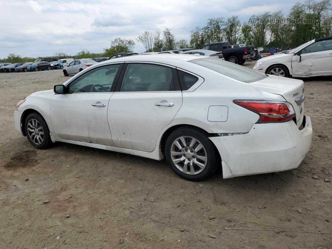 2014 Nissan Altima 2.5 White vin: 1N4AL3AP0EC265442