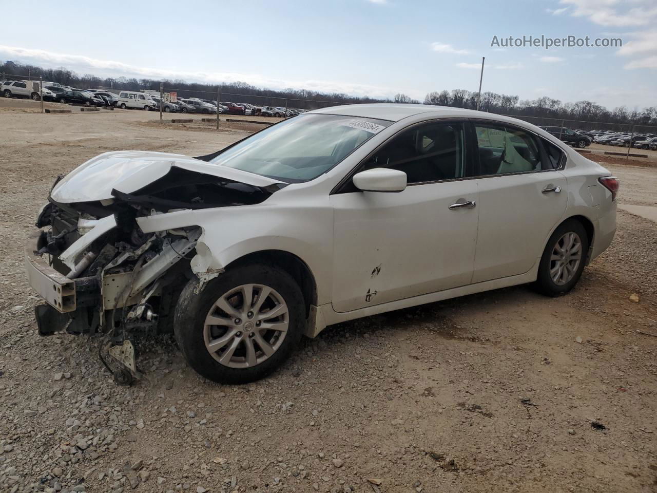 2014 Nissan Altima 2.5 White vin: 1N4AL3AP0EC277655