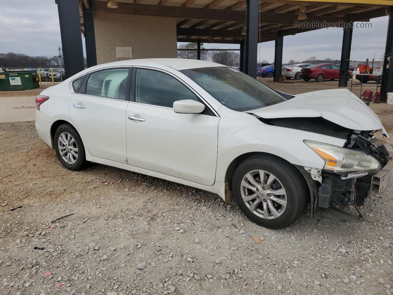 2014 Nissan Altima 2.5 White vin: 1N4AL3AP0EC277655