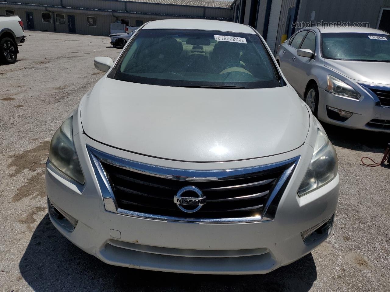 2014 Nissan Altima 2.5 White vin: 1N4AL3AP0EN235443