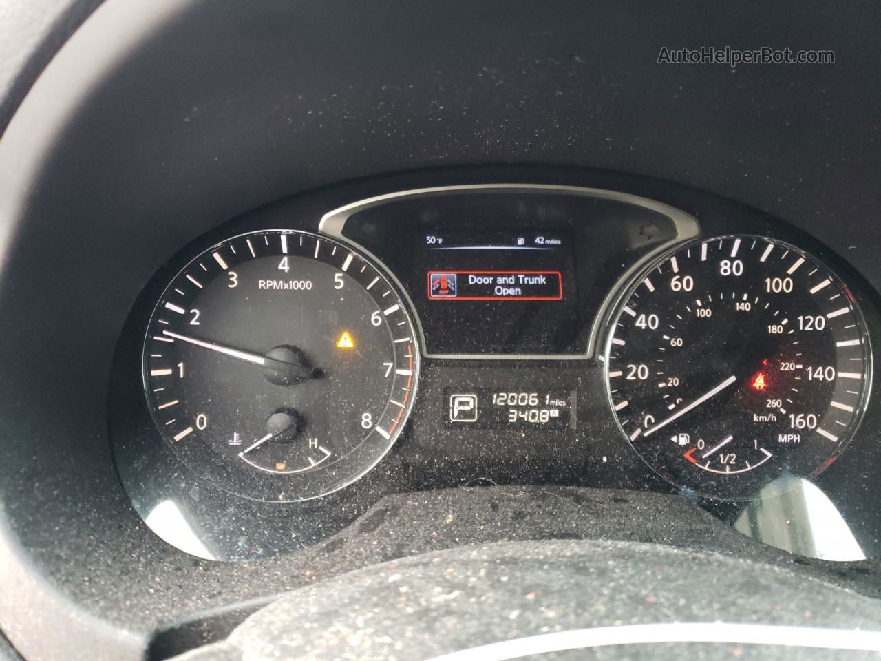 2015 Nissan Altima 2.5 Серый vin: 1N4AL3AP0FC107815