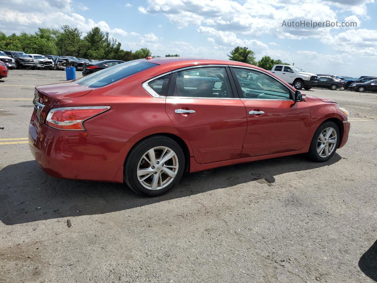 2015 Nissan Altima 2.5 Red vin: 1N4AL3AP0FC247542