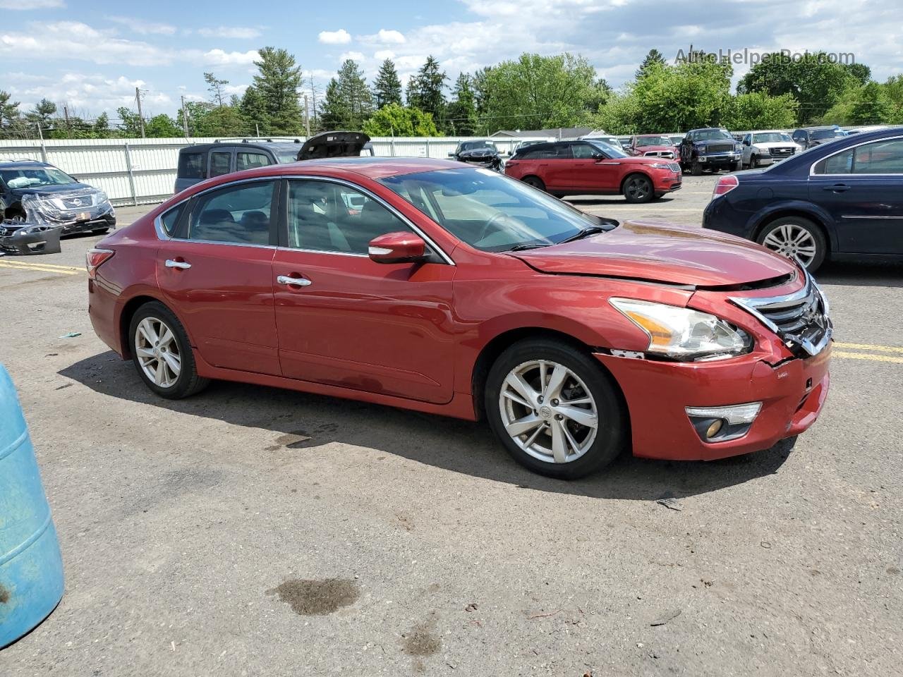 2015 Nissan Altima 2.5 Red vin: 1N4AL3AP0FC247542