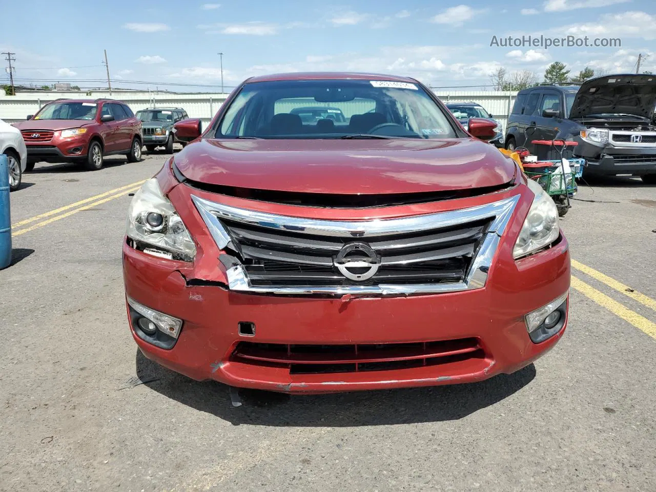 2015 Nissan Altima 2.5 Red vin: 1N4AL3AP0FC247542