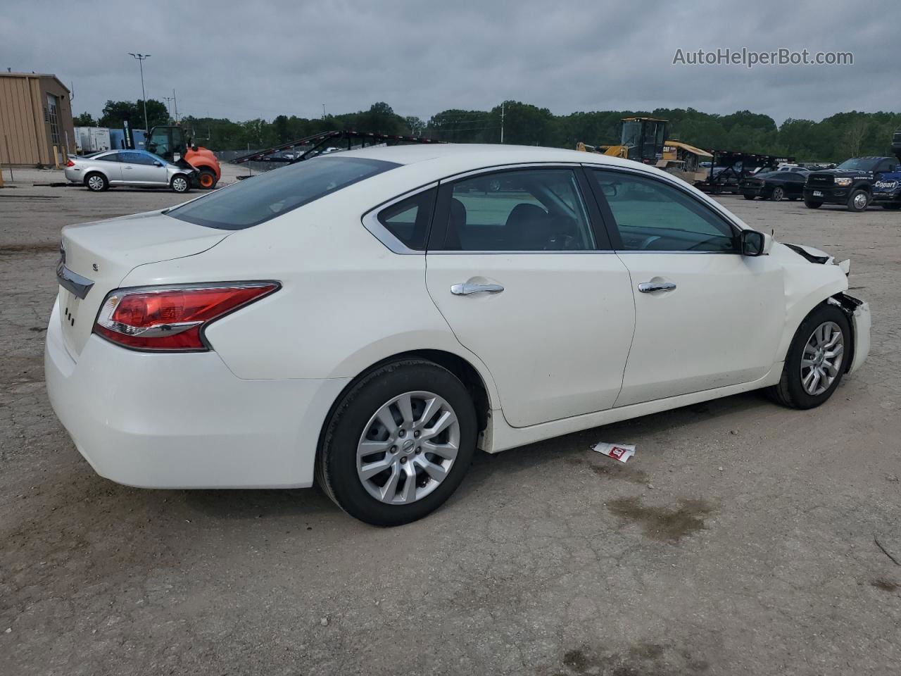 2015 Nissan Altima 2.5 White vin: 1N4AL3AP0FC267483