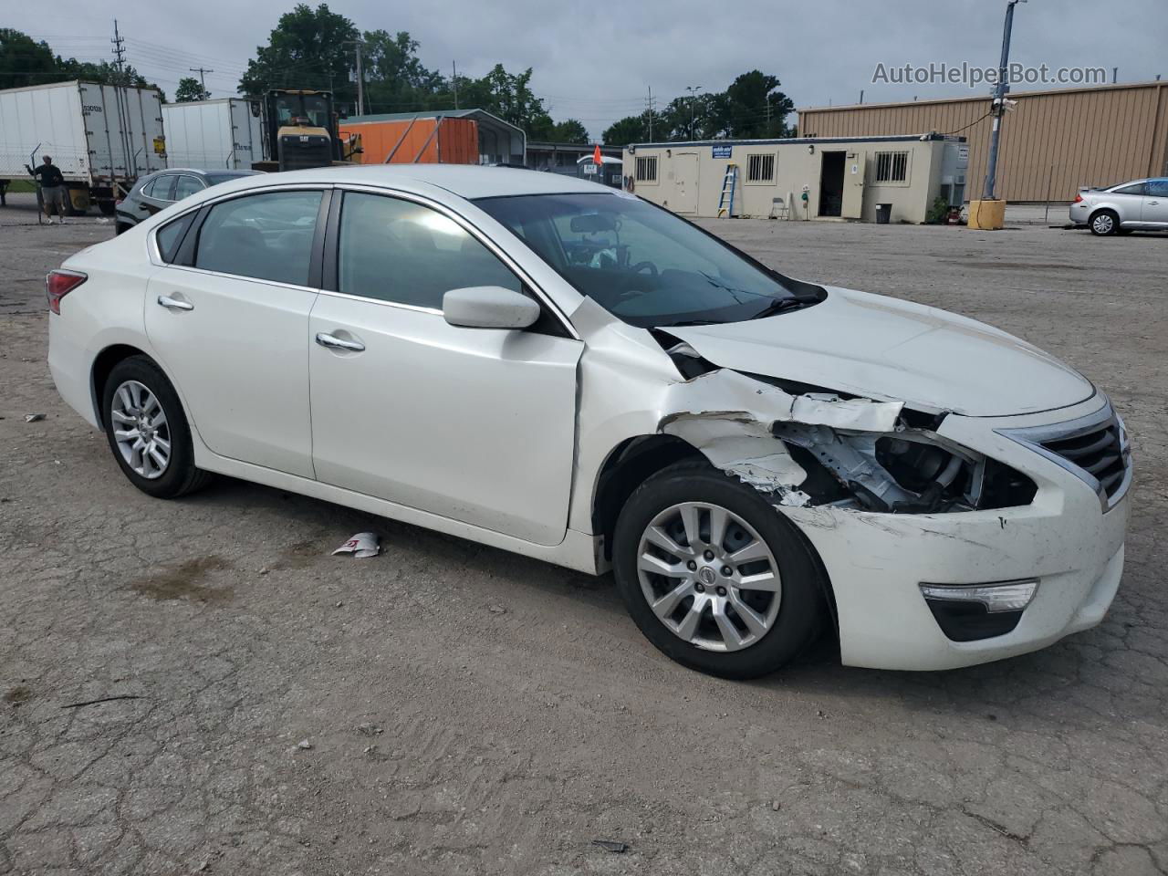 2015 Nissan Altima 2.5 White vin: 1N4AL3AP0FC267483