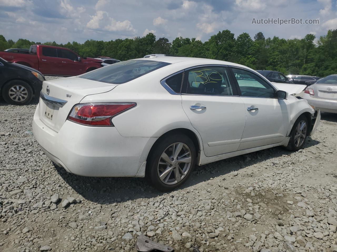 2015 Nissan Altima 2.5 White vin: 1N4AL3AP0FC297969