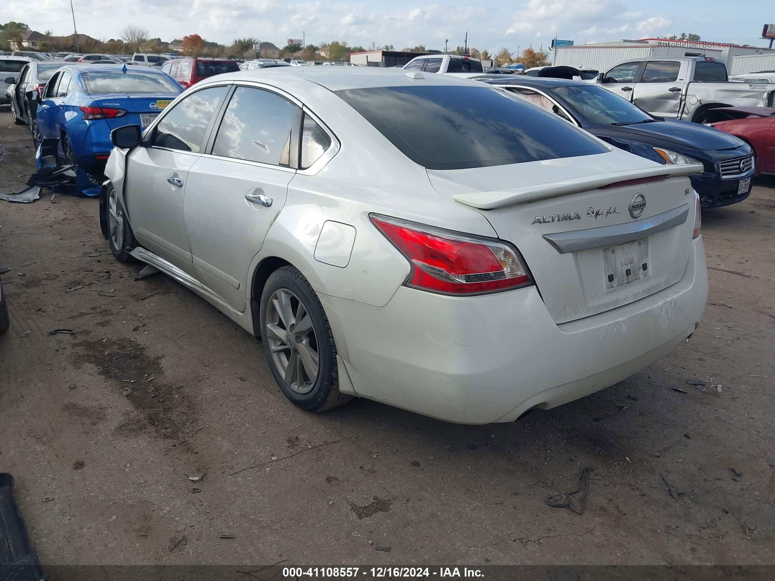 2015 Nissan Altima 2.5 Sl White vin: 1N4AL3AP0FC431606
