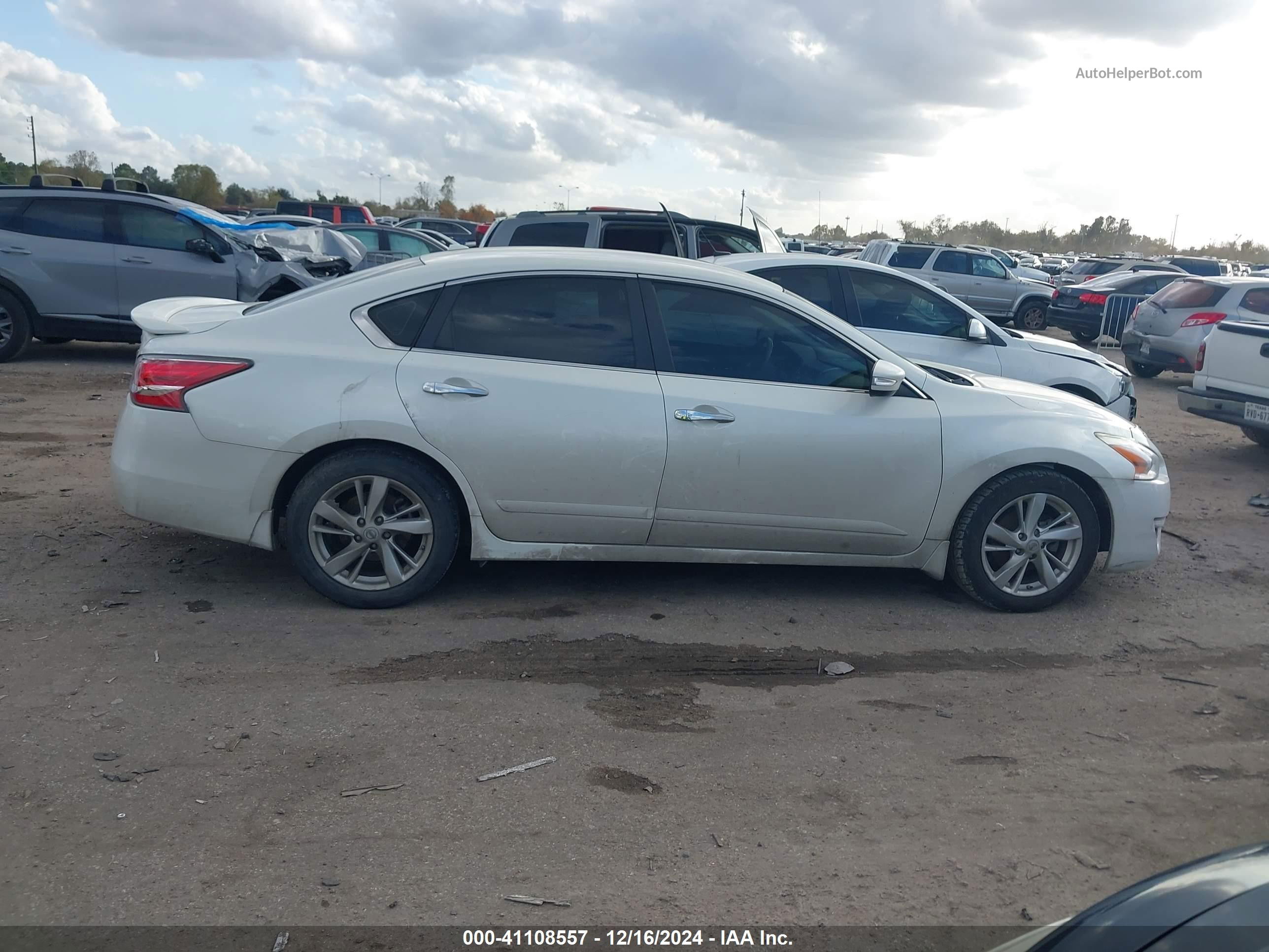 2015 Nissan Altima 2.5 Sl White vin: 1N4AL3AP0FC431606