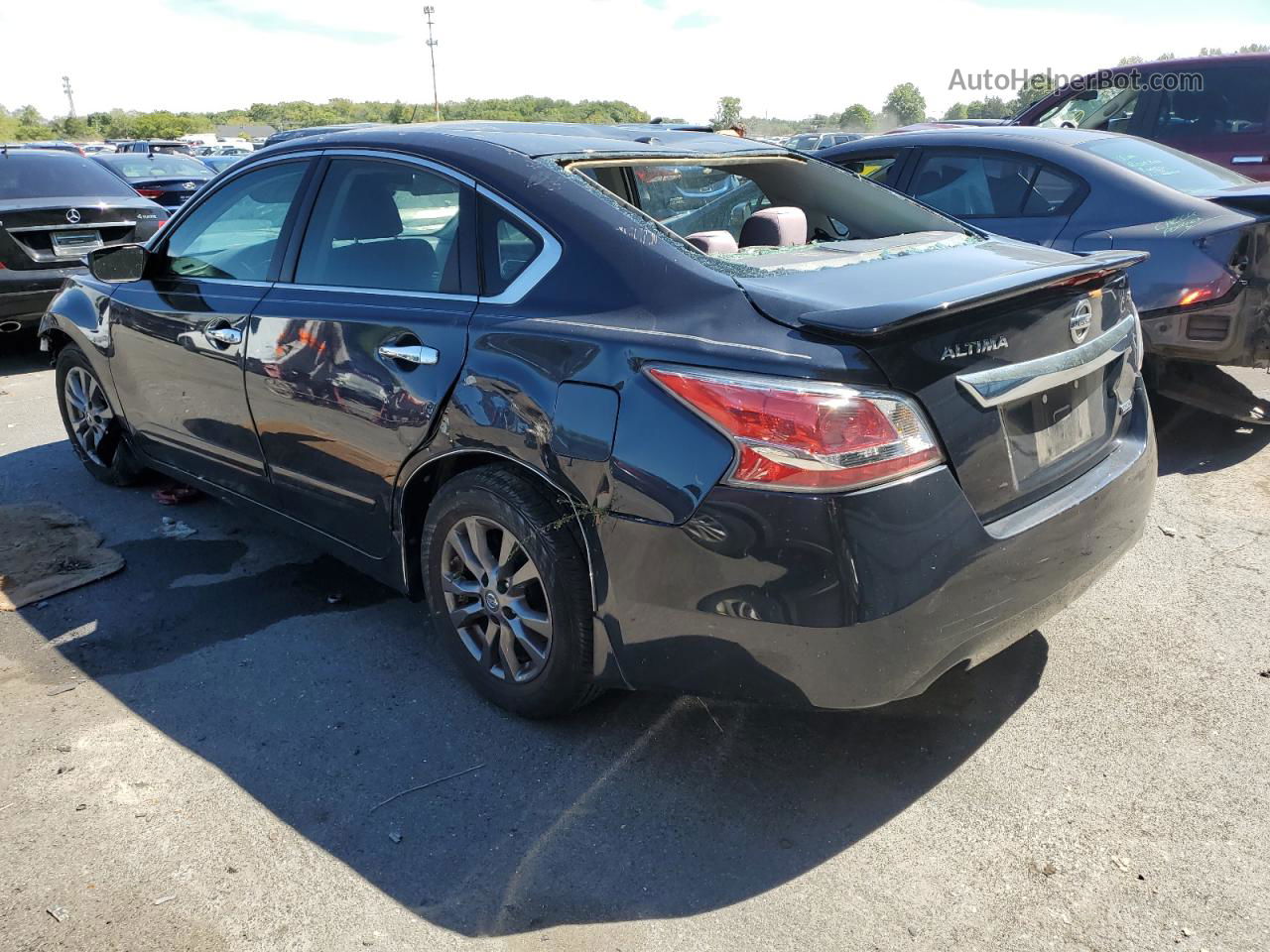 2015 Nissan Altima 2.5 Black vin: 1N4AL3AP0FC490669