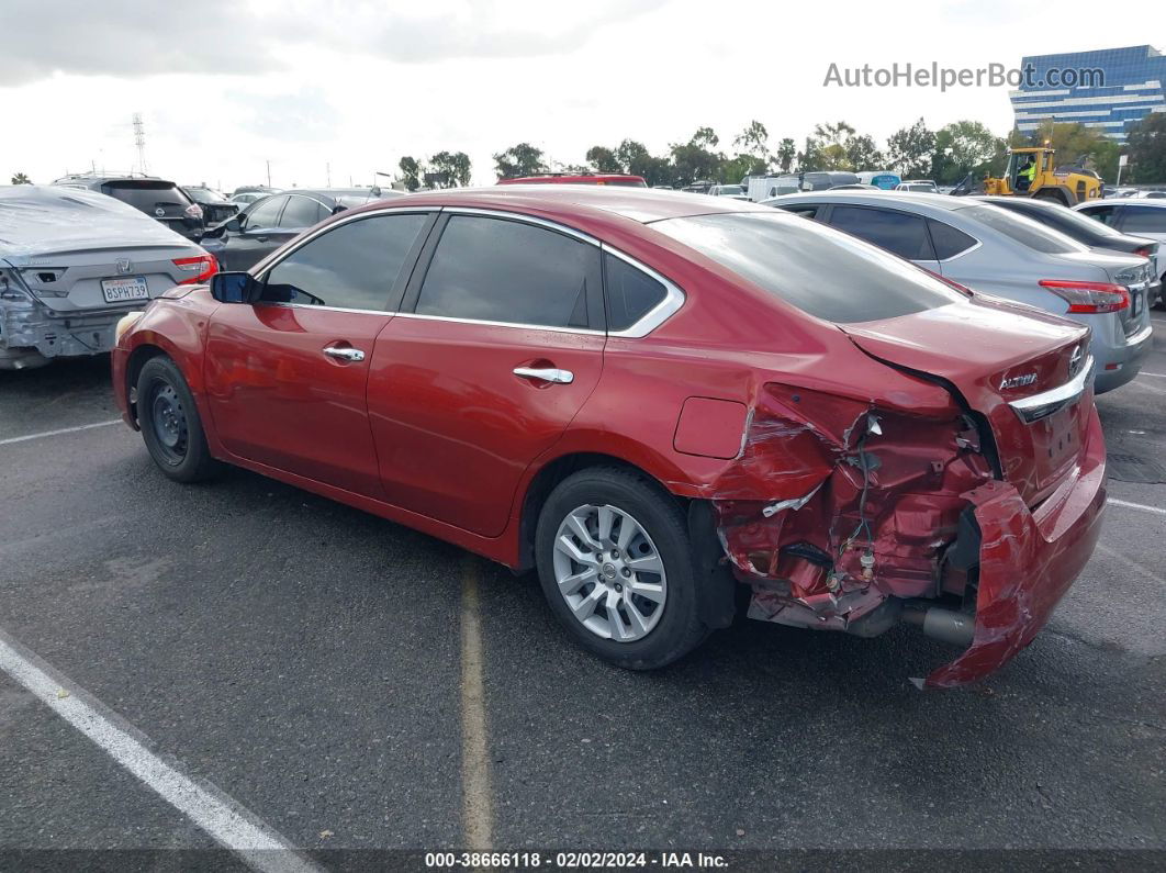 2015 Nissan Altima 2.5 S Red vin: 1N4AL3AP0FC568528