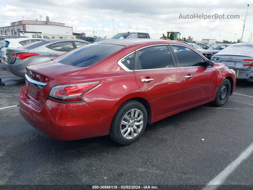 2015 Nissan Altima 2.5 S Red vin: 1N4AL3AP0FC568528