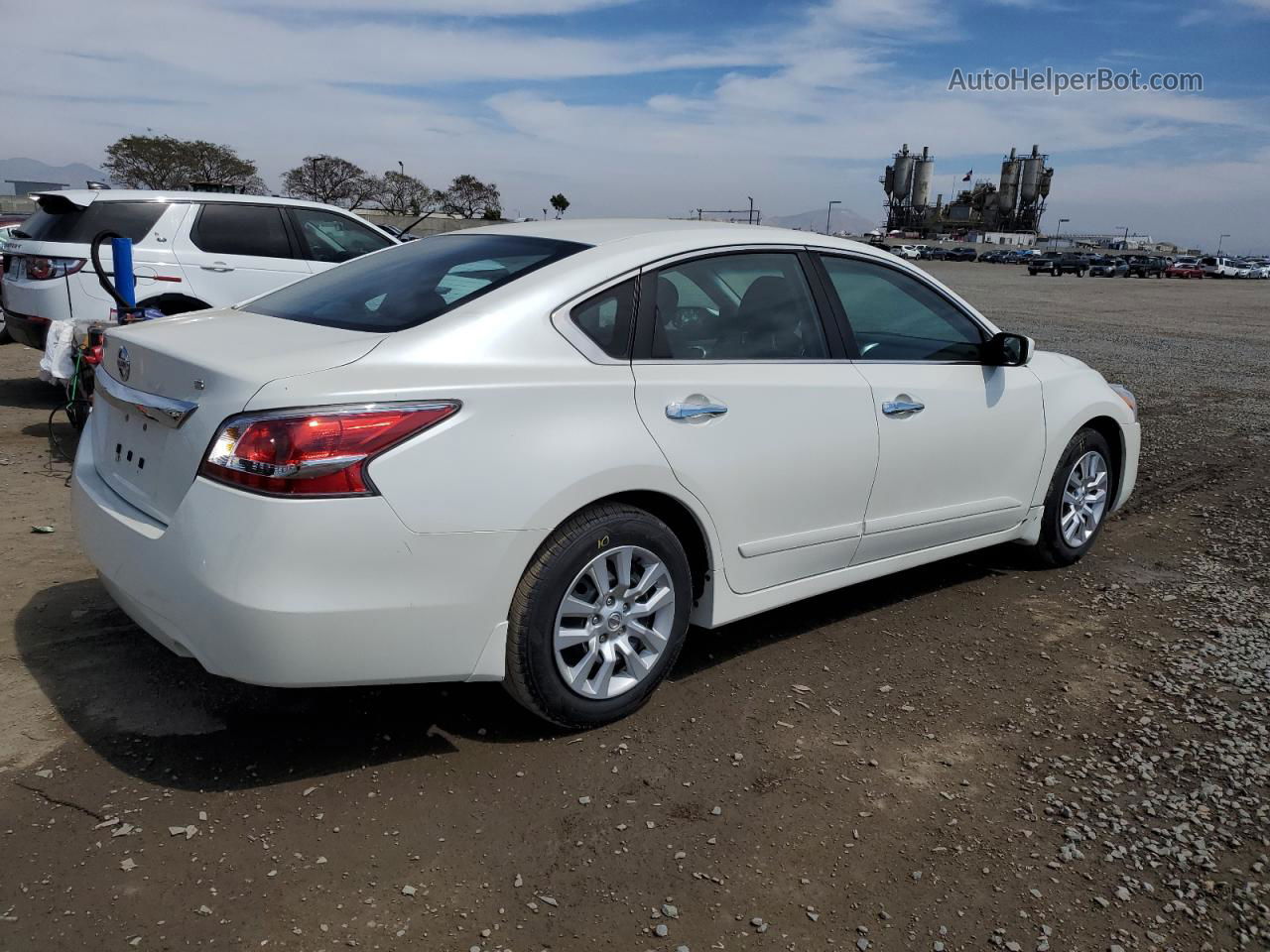 2015 Nissan Altima 2.5 White vin: 1N4AL3AP0FC591257