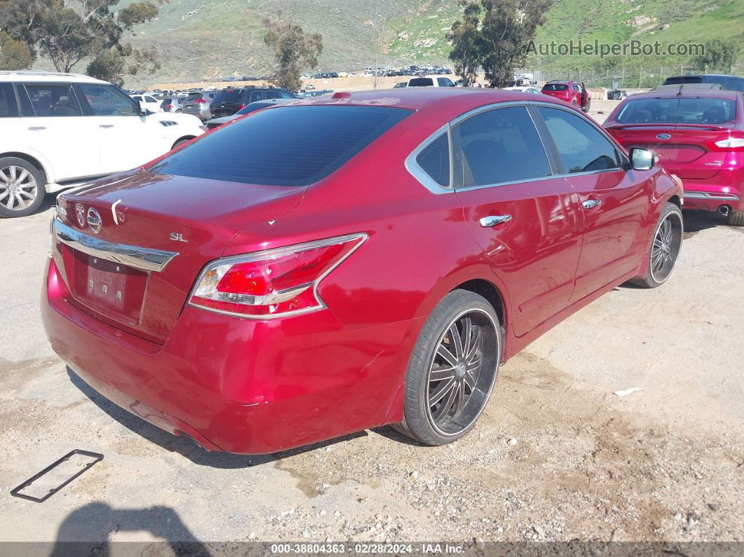 2015 Nissan Altima 2.5 Sl Red vin: 1N4AL3AP0FN303516