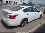 2015 Nissan Altima 2.5 S White vin: 1N4AL3AP0FN360637