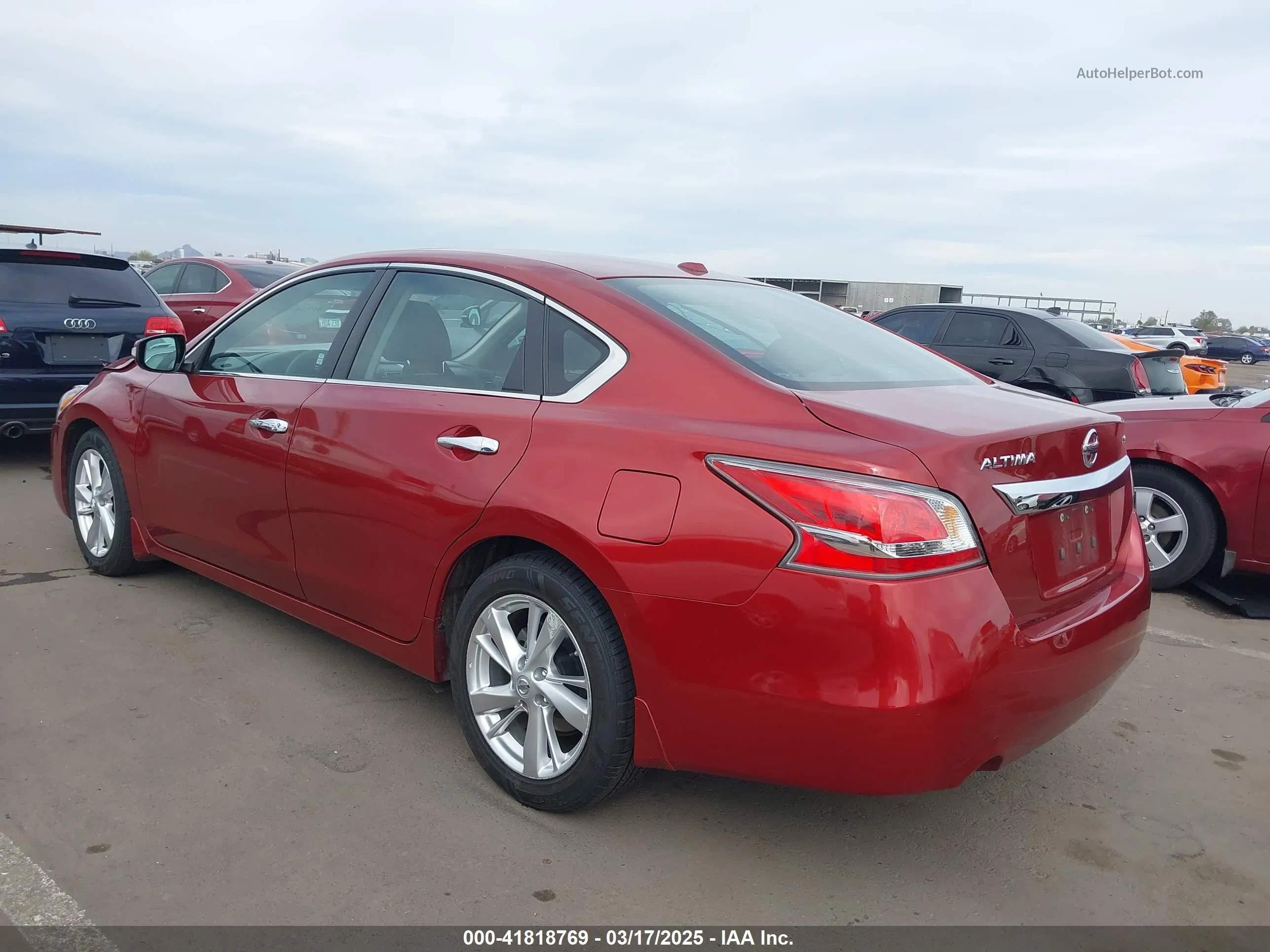 2015 Nissan Altima 2.5 Sl Burgundy vin: 1N4AL3AP0FN361562