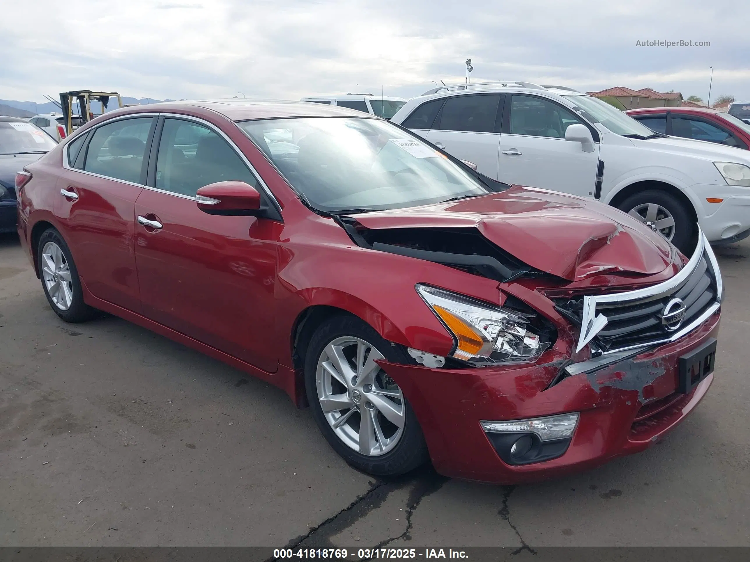 2015 Nissan Altima 2.5 Sl Burgundy vin: 1N4AL3AP0FN361562
