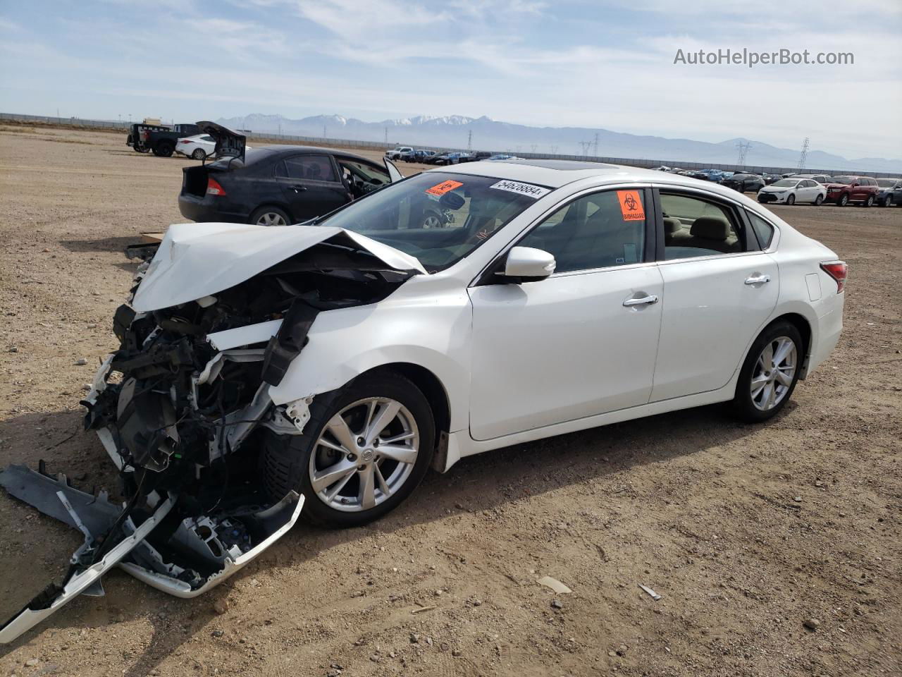 2015 Nissan Altima 2.5 White vin: 1N4AL3AP0FN404295