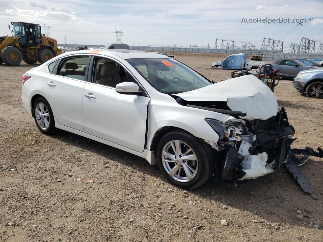 2015 Nissan Altima 2.5 White vin: 1N4AL3AP0FN404295