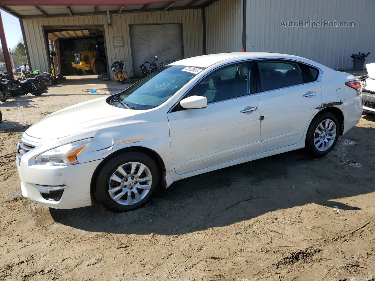 2015 Nissan Altima 2.5 White vin: 1N4AL3AP0FN922066