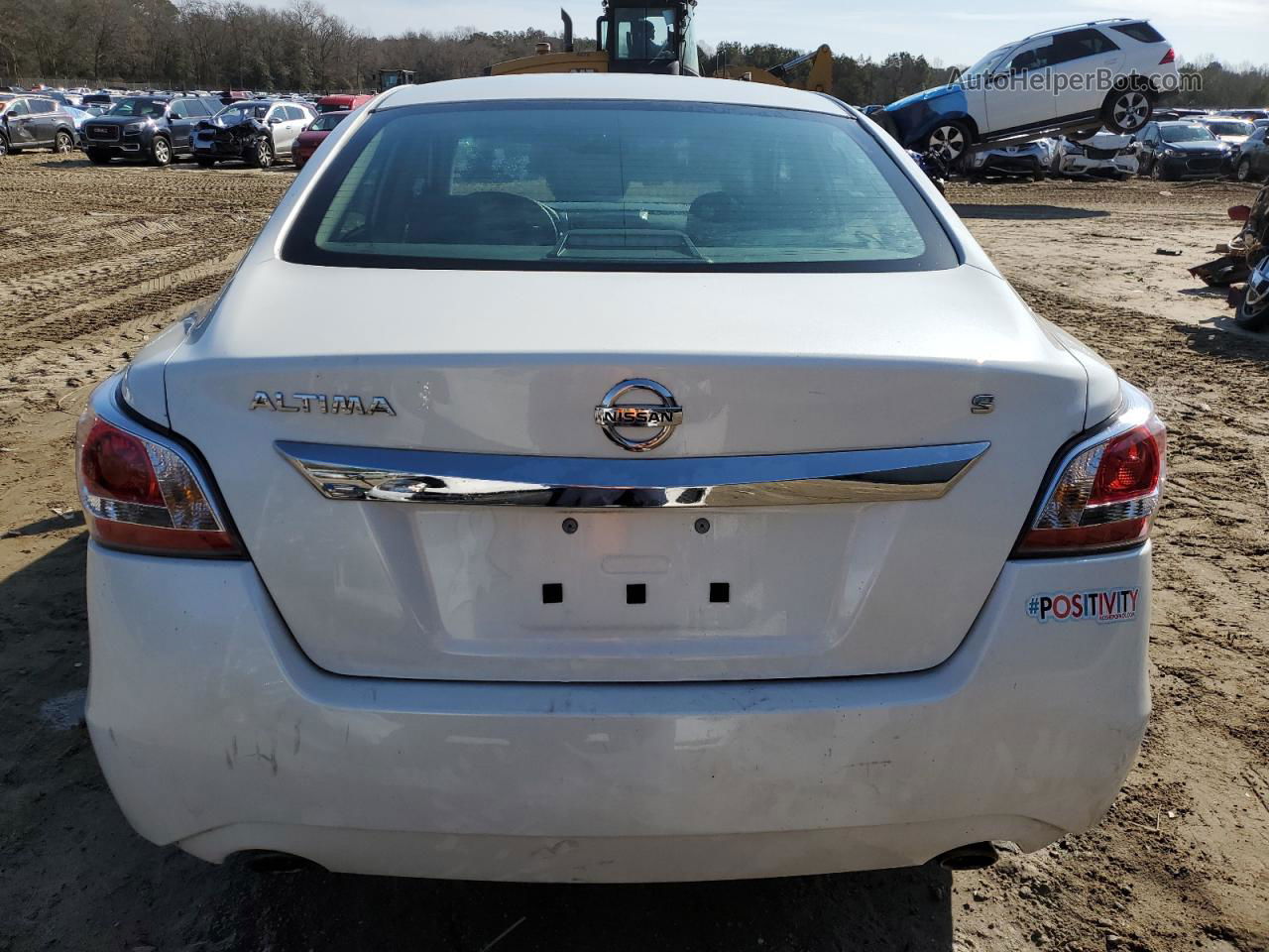 2015 Nissan Altima 2.5 White vin: 1N4AL3AP0FN922066