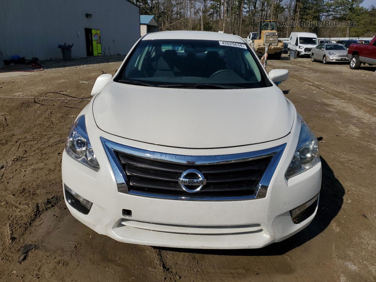 2015 Nissan Altima 2.5 White vin: 1N4AL3AP0FN922066