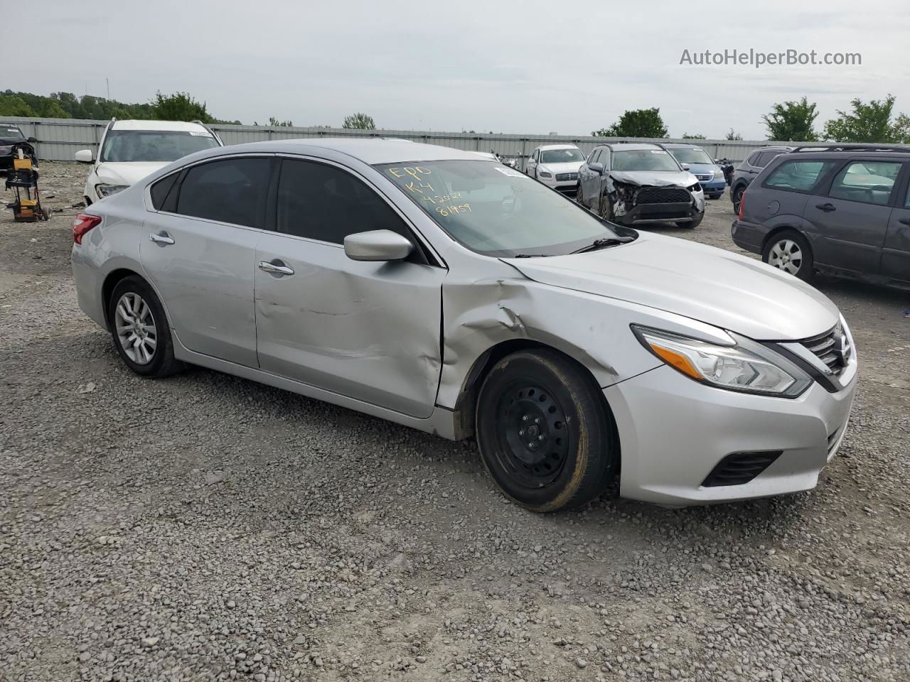 2016 Nissan Altima 2.5 Silver vin: 1N4AL3AP0GC142615