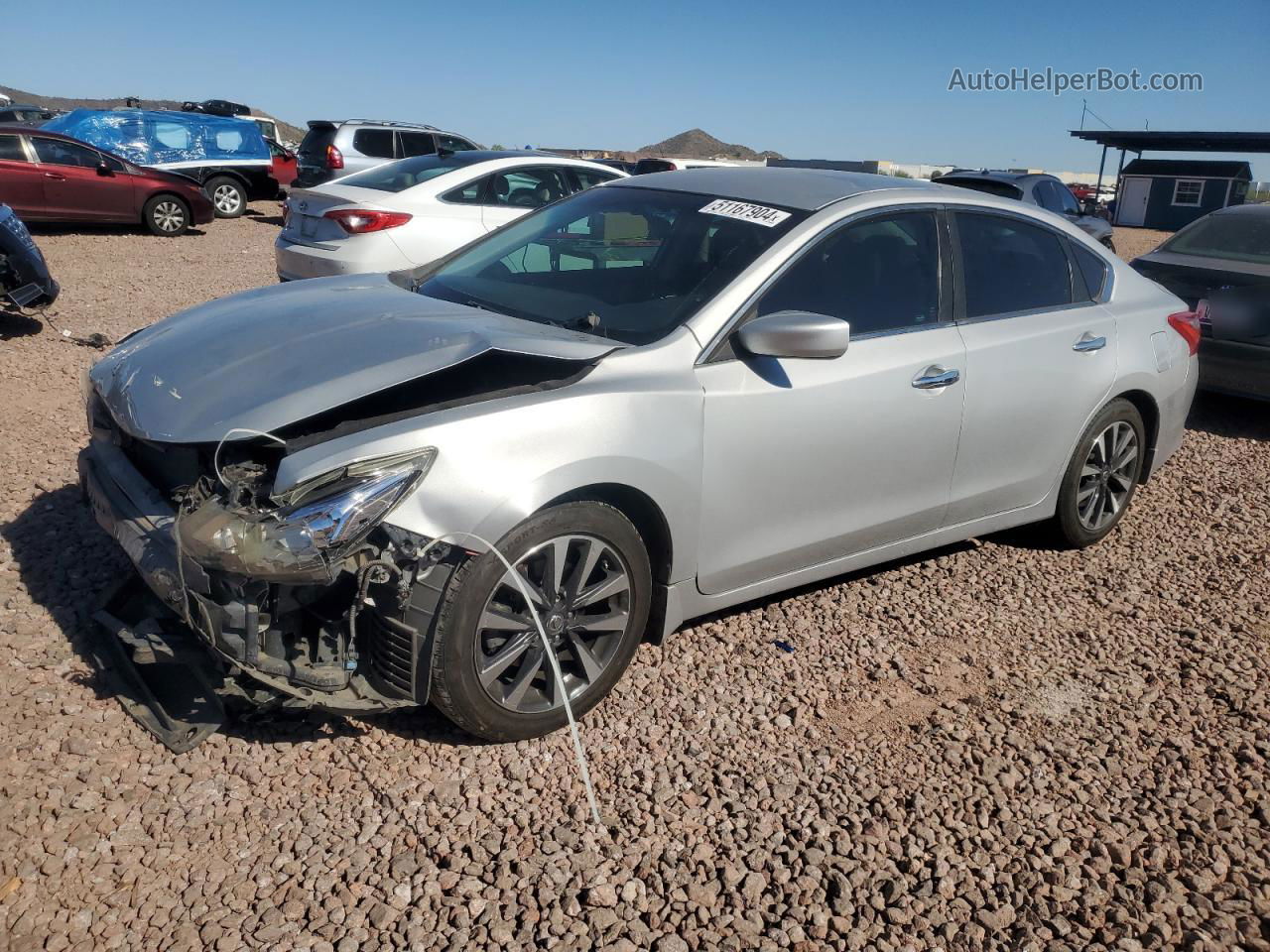 2016 Nissan Altima 2.5 Серебряный vin: 1N4AL3AP0GC235828