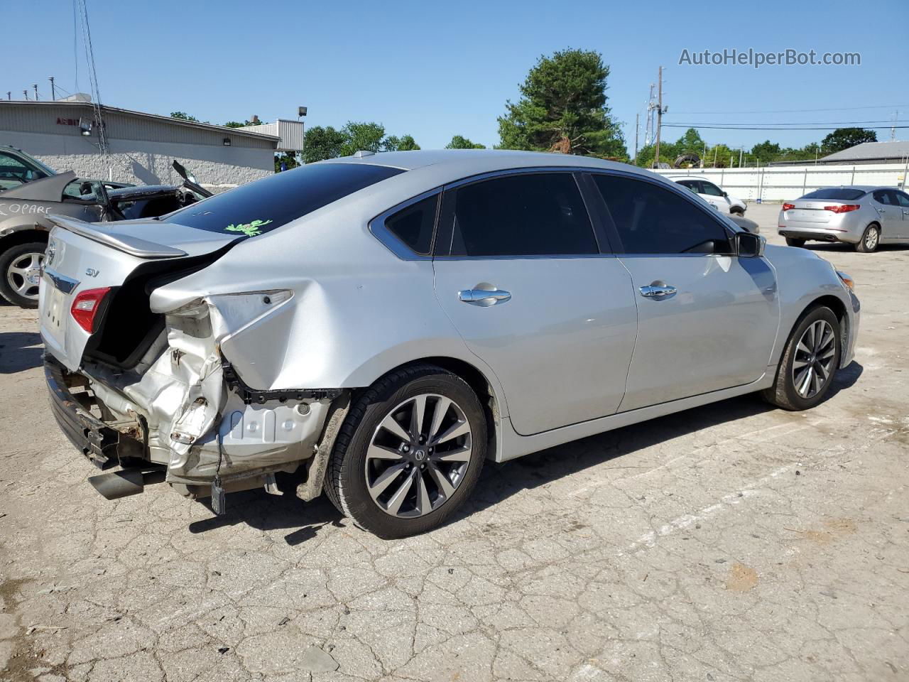 2017 Nissan Altima 2.5 Silver vin: 1N4AL3AP0HC195753