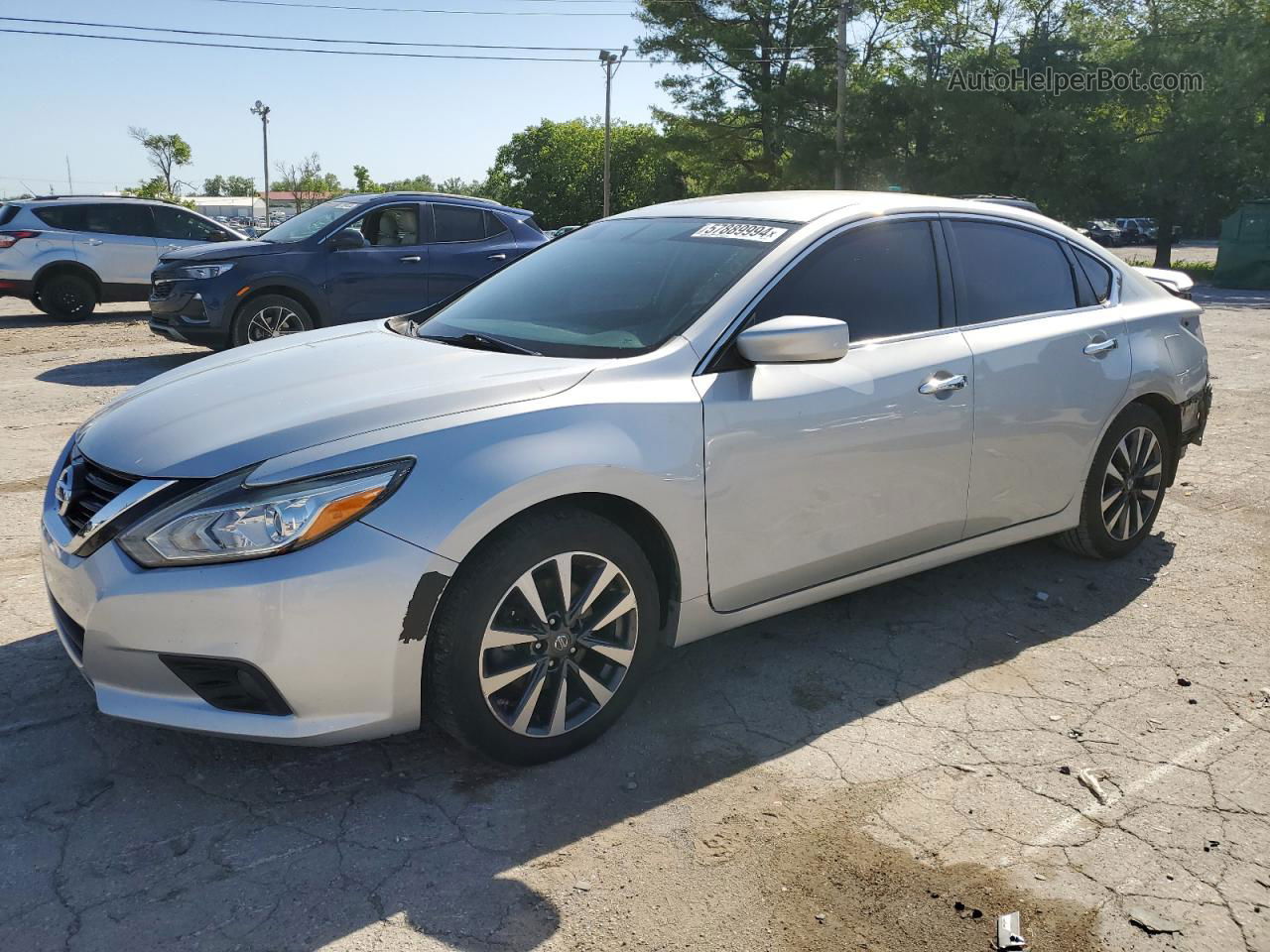 2017 Nissan Altima 2.5 Silver vin: 1N4AL3AP0HC195753