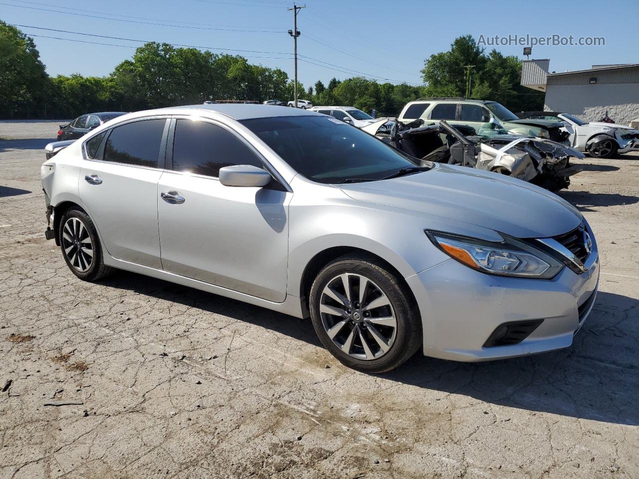 2017 Nissan Altima 2.5 Silver vin: 1N4AL3AP0HC195753