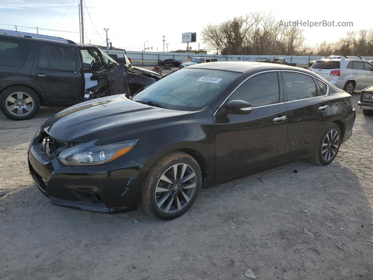 2017 Nissan Altima 2.5 Черный vin: 1N4AL3AP0HC200370