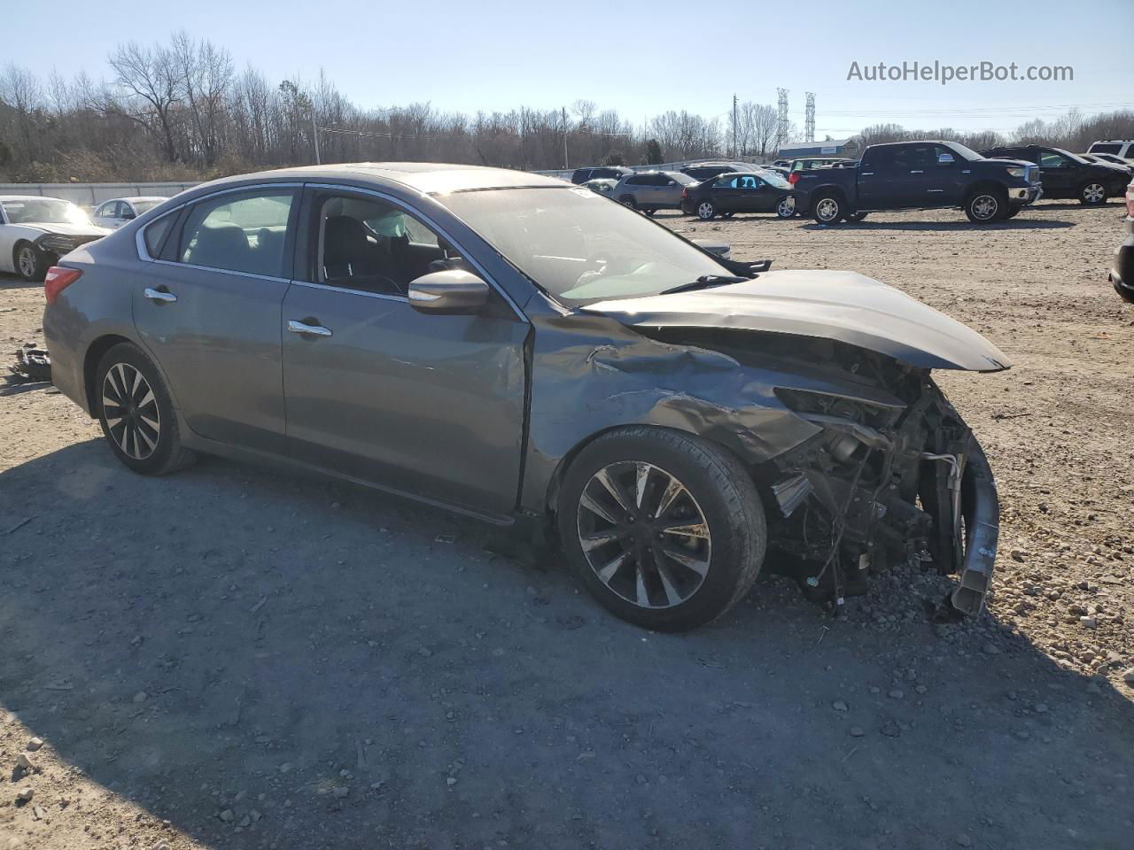 2017 Nissan Altima 2.5 Серебряный vin: 1N4AL3AP0HC489380