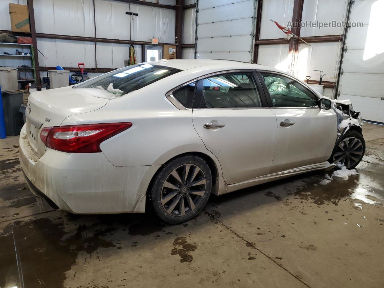 2017 Nissan Altima 2.5 White vin: 1N4AL3AP0HN328077